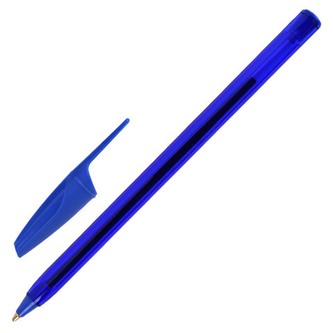 Ручки шариковые BRAUBERG X-30 CLASSIC, КОМПЛЕКТ 12 ШТ., СИНИЕ, пишущий узел 1 мм, линия письма 0.5 мм