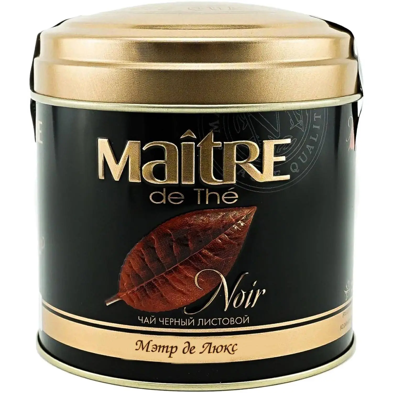 Чай листовой чёрный Maitre de The Мэтр де Люкс 100 г