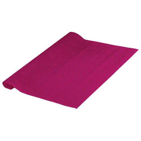 Бумага гофрированная (ИТАЛИЯ) 140 г/м2, алая (982), 50×250 см, BRAUBERG FLORE