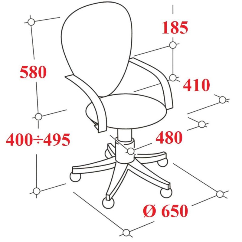 Кресло VB_EChair 225 PTW беж/черн Light-21 сетка/ткань металл