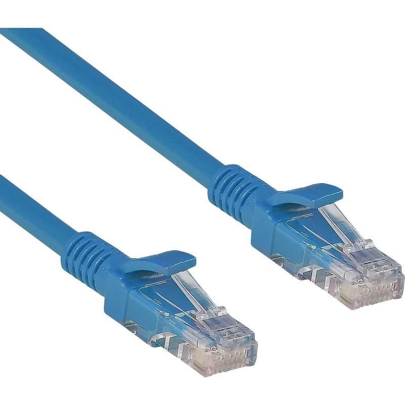 Патч-корд ExeGate UTP-RJ45-RJ45-5e-2M-BL, cat.5e, 2м, синий
