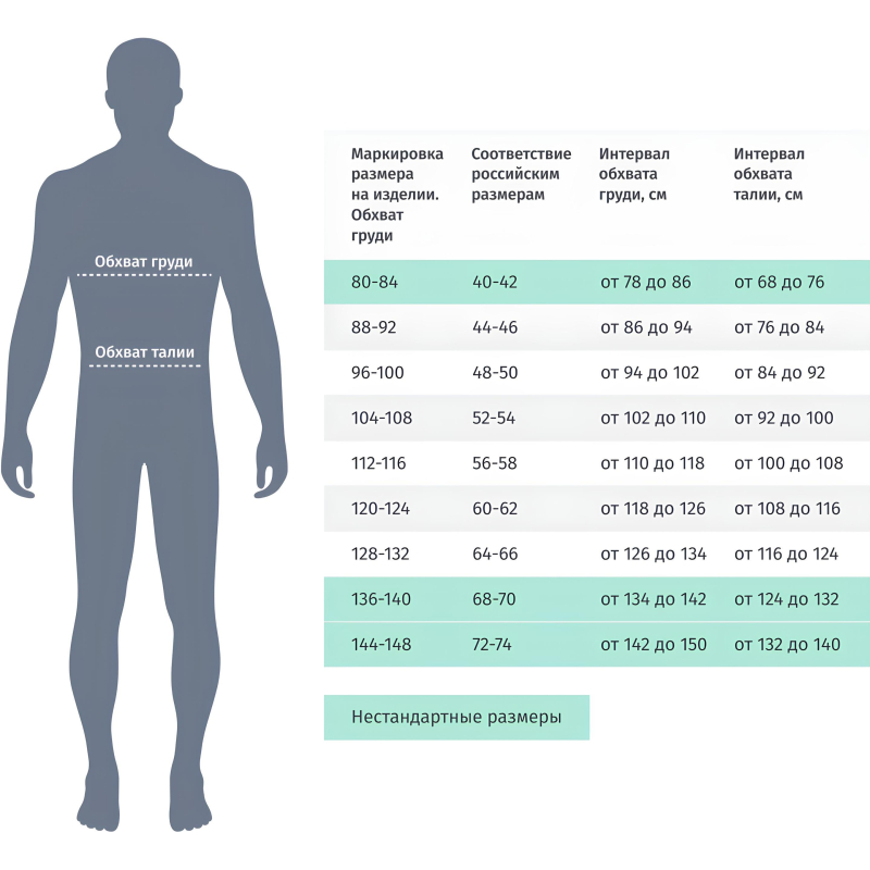 Халат Л10-ХЛ муж. сер/св. сер/крас (р.52-54) 170-176