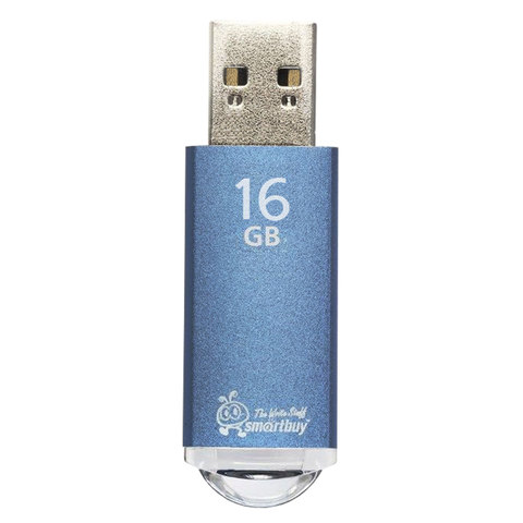 Флеш-память SmartBuy V-Cut 16GbUSB 2.0 голубая