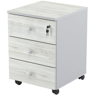 Тумба выкатная Easy Standard LT 16/16 (сосна/серый, 400×420x563 мм)