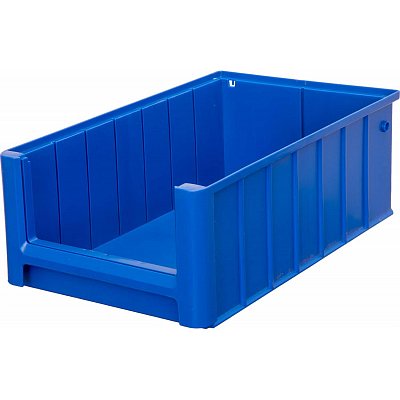 Ящик (лоток) SK полочный полипропиленовый 400×234×140 мм синий