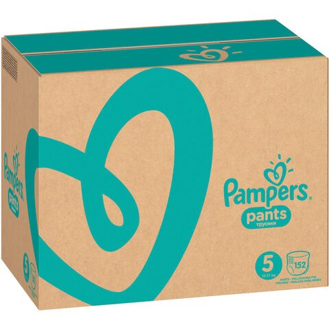 Подгузники-трусики 152 шт. PAMPERS (Памперс) Pants, размер 5 (12-17 кг)