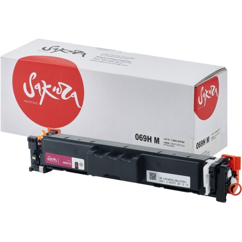 Картридж лазерный Sakura 069H M пур. пов. Емк. для Canon LBP673Cdw/MF752Cdw