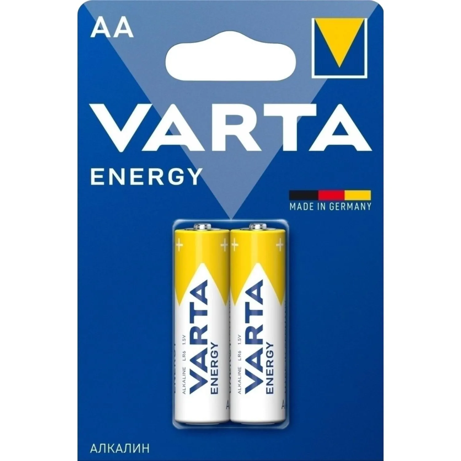превью Батарейка AA пальчиковая Varta Energy (2 штуки в упаковке, 4106229412)