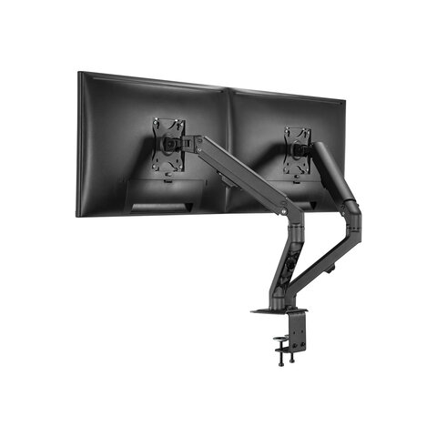 Кронштейн для двух мониторов настольный VESA 75×75, 100×100, 17«-27», до 14 кг, SONNEN MOTION