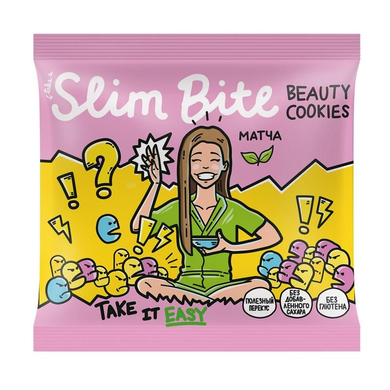 Печенье Slim Bite Матча 115 г арт. 1137687 - купить в Москве оптом и в ...