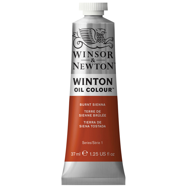 превью Краска масляная художественная Winsor&Newton «Winton», 37мл, туба, жженая сьена
