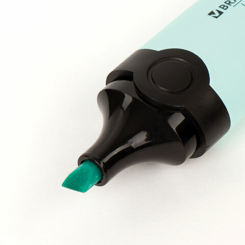 Текстовыделитель BRAUBERG «DELTA PASTEL», БИРЮЗОВЫЙ, линия 1-5 мм