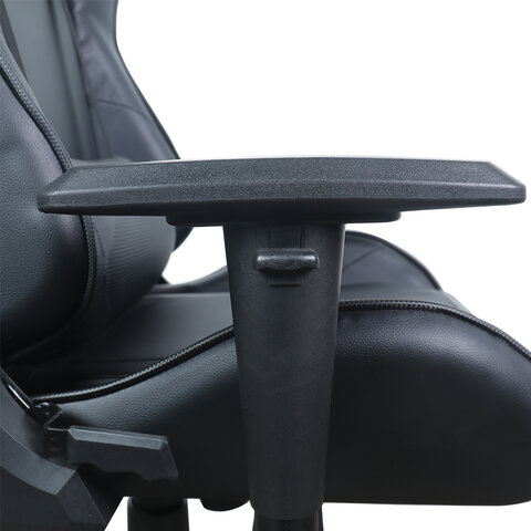 Кресло компьютерное BRABIX «GT Carbon GM-115», две подушки, экокожа, черное, 531932