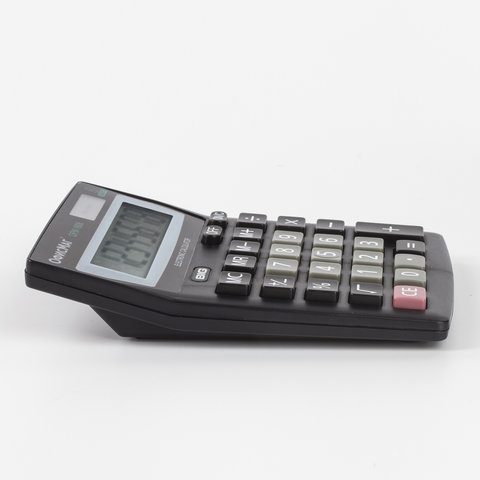 Калькулятор настольный ОФИСМАГ OFM-1807, КОМПАКТНЫЙ (140×105 мм), 8 разрядов, двойное питание
