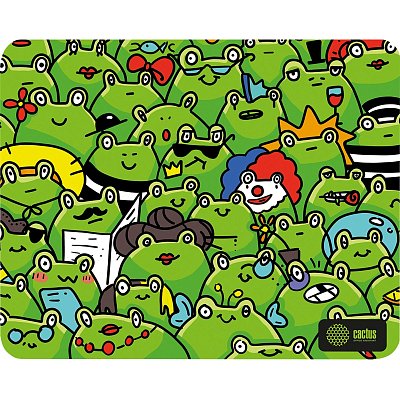 Коврик для мыши Cactus Frogs 300×250x3мм (CS-MP-D09M)