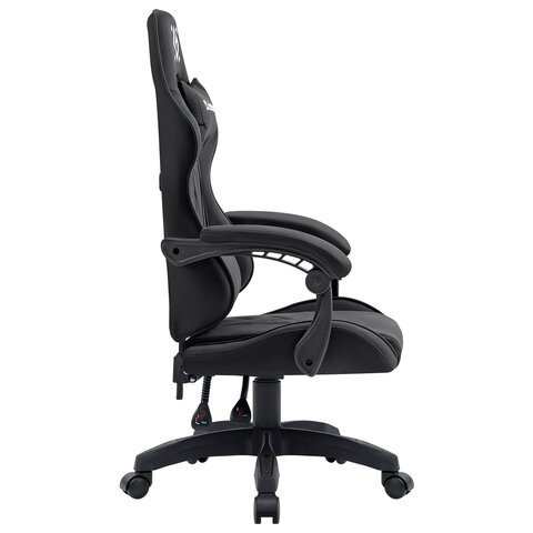 Кресло компьютерное DEFENDER Breeze, 2 подушки, ткань, черное, ш/к 25749
