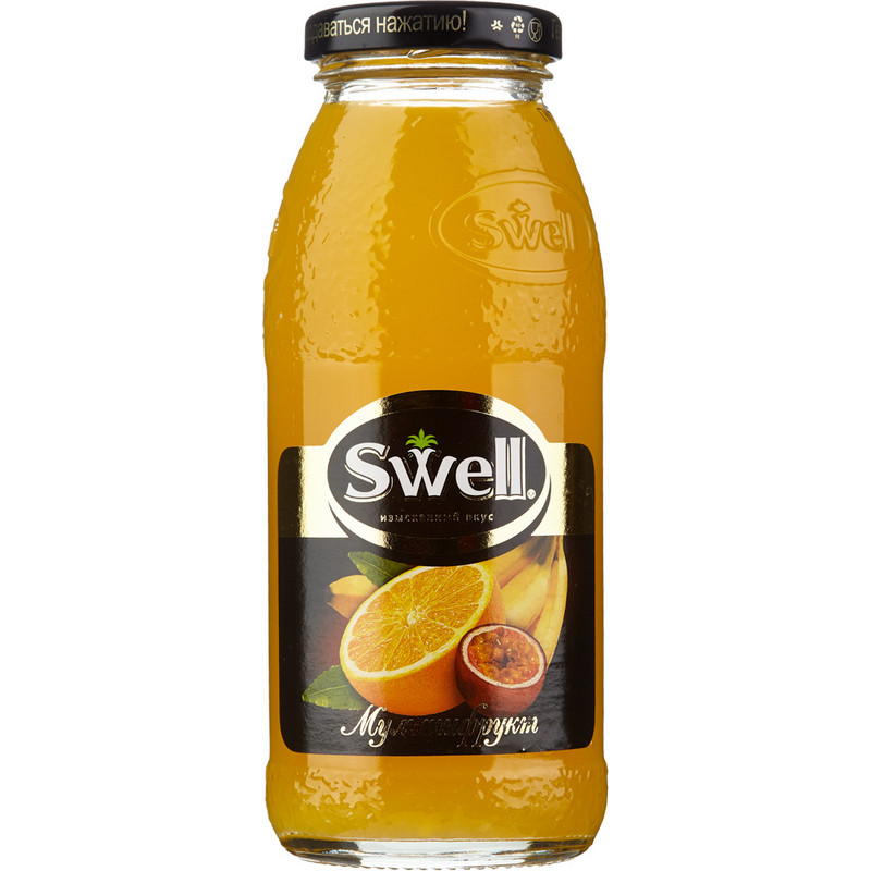 Нектар Swell мультифрукт 0.25 л (8 штук в упаковке)