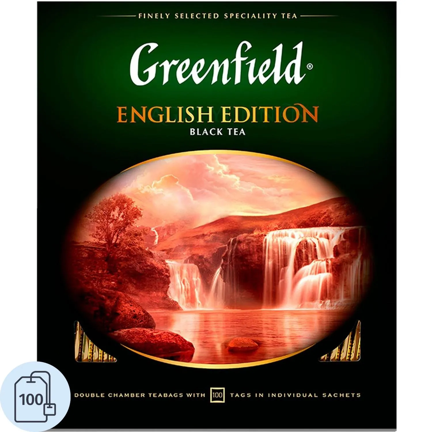 Чай чёрный Greenfield English Edition 100 пакетиков