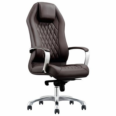 Кресло BRABIX PREMIUM ''Aurus EX-705'', мультиблок, алюминий, экокожа, коричневое