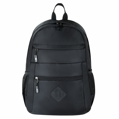 Рюкзак BRAUBERG DYNAMIC универсальный, эргономичный, черный, 43×30х13 см