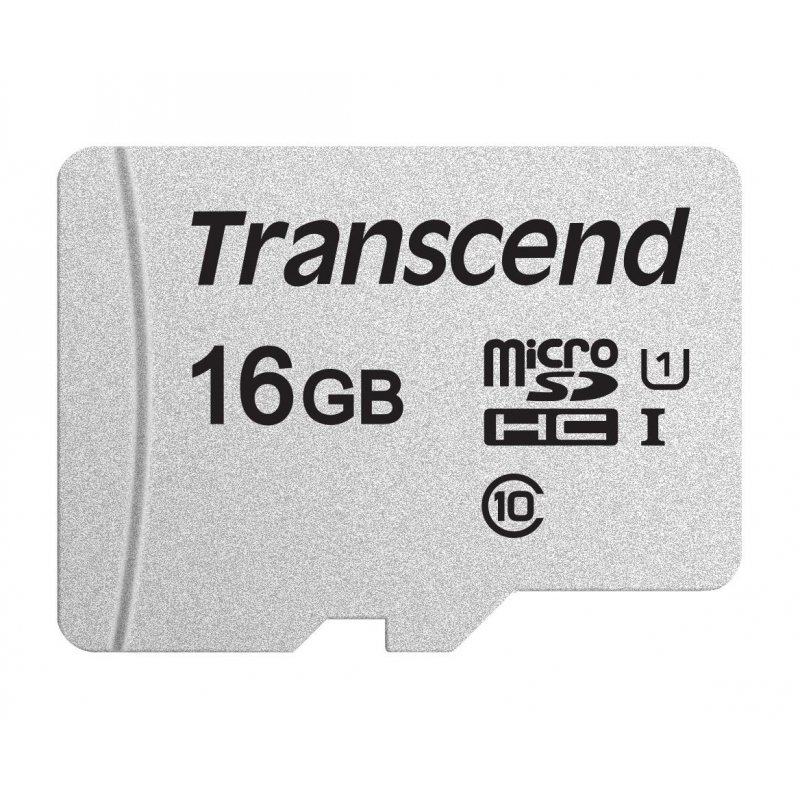 Карта памяти Transcend micro SDHC 16 Gb Class 10 (TS16GUSD300S-A)