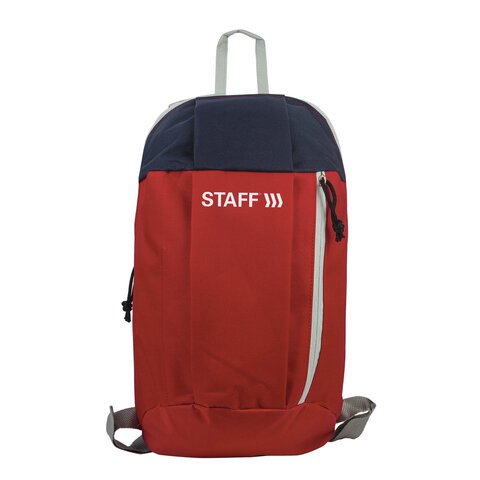 Рюкзак STAFF «Air», универсальный, красно-синий, 40×23×16 см