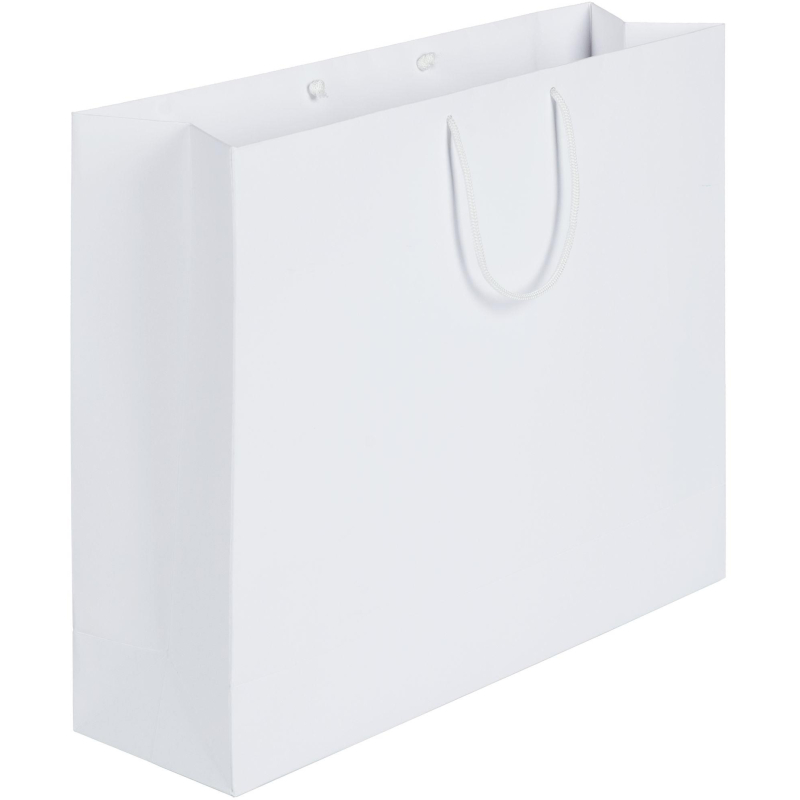 Пакет подарочный бумажный Ample L, белый, 43×35х12см, 7530.60