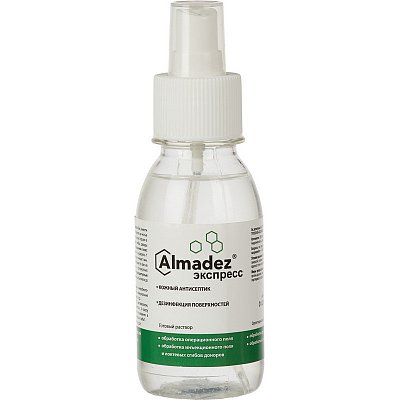 Антисептик кожный спрей Алмадез Экспресс спиртовой 100 мл