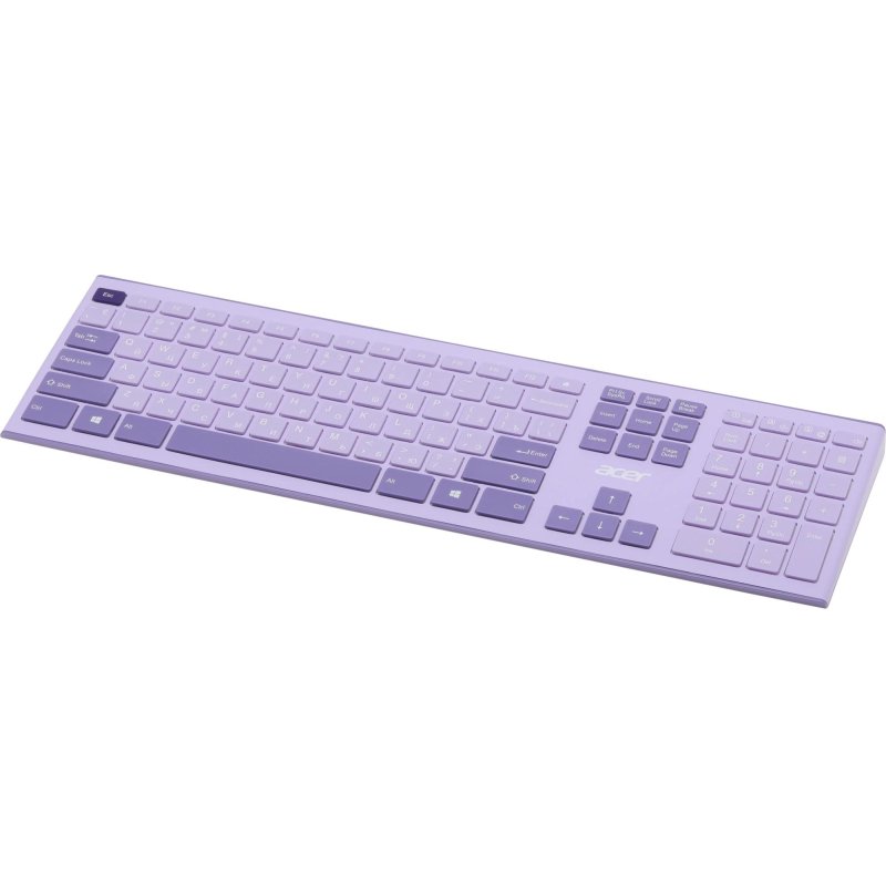 Набор клавиатура+мышь Acer OCC205 (ZL. ACCEE.00D)/Фиолетовый/USB/slim