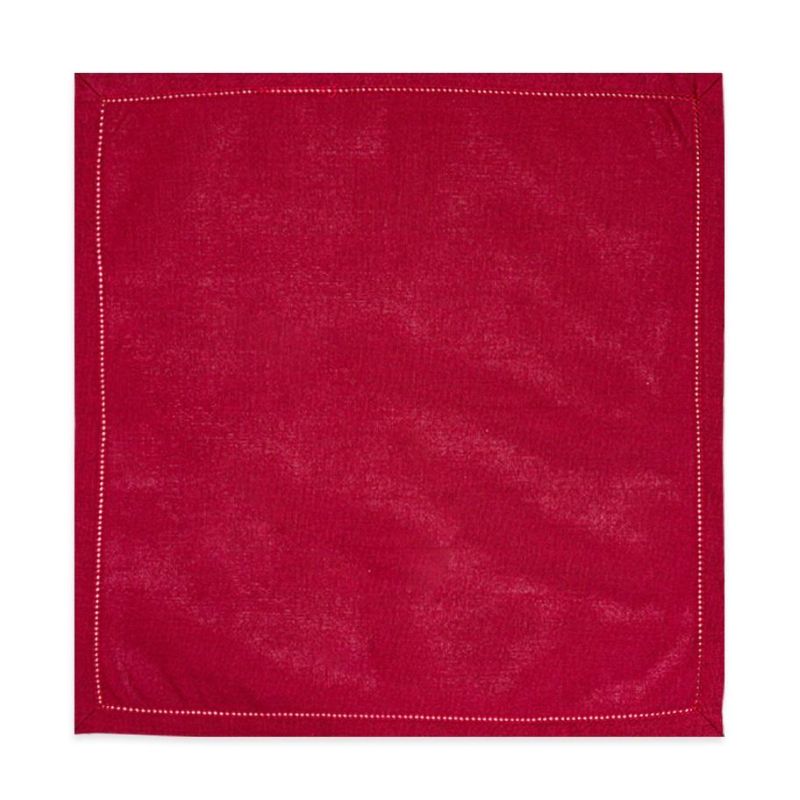 Салфетка 45×45 полулен гладкокрашенный ажур 150г/м2, красное вино