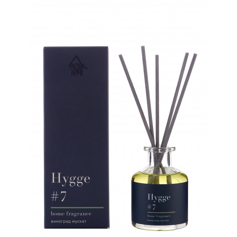 превью Аромадиффузор с палочками Arida Home Hygge #7 Виноград мускат 50 мл