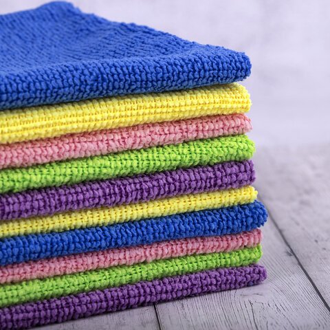 Салфетка из микрофибры 30×30 см «MULTI COLOUR ECONOMY PACK 10»КОМПЛЕКТ 10 шт. LAIMA HOME607794