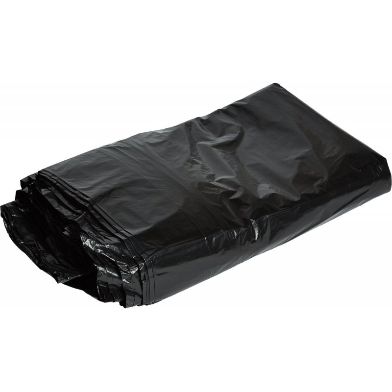 Мешки для мусора на 240 л Стандарт черные (ПВД, 40 мкм, в пачке 50 шт, 105×135 см)