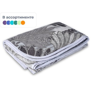 Покрывало стеганое, 150×200см (микрофибра, нап: синтепон 100г/м2) ассорти