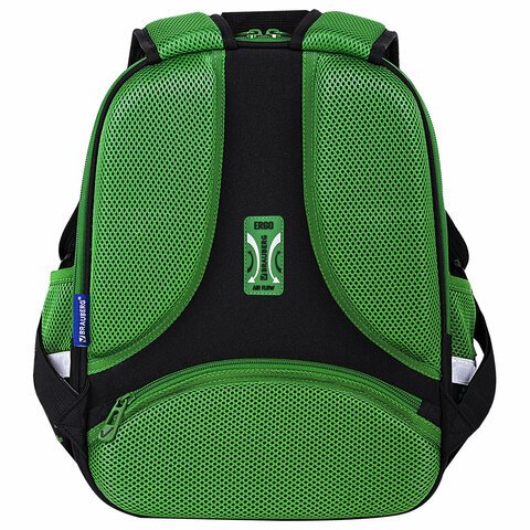 Ранец BRAUBERG FIT, 2 отделения, «Night warrior», 38×27х14 см