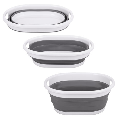 Таз складной силиконовый 26 литров 54.5×39.5 см для дома и дачиLAIMA Home608670