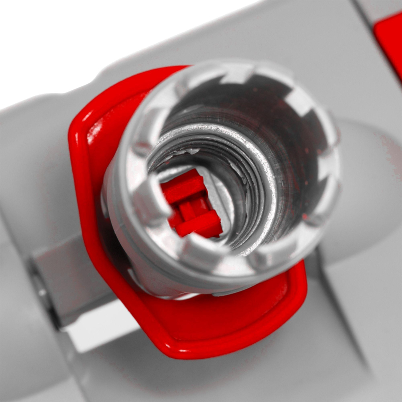 Держатель МОПа универс/зажимы, пластик LuscanProf 50×11см, серый/красный