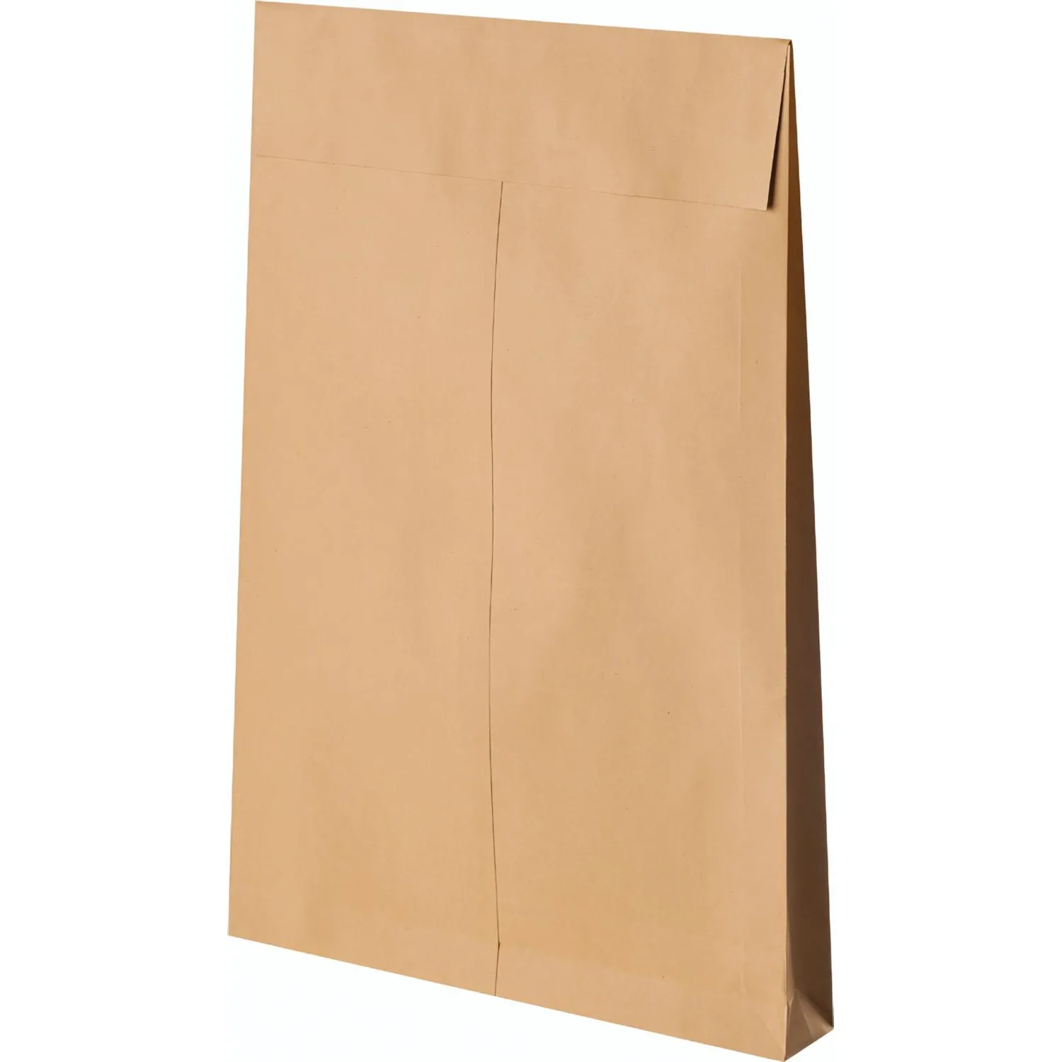 превью Пакет Gusset E4 (280x400 мм) из крафт-бумаги 140 г/кв.м коричневый стрип до 300 листов (100 штук в упаковке)