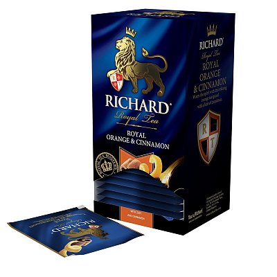 Чай Richard Royal Orange & Cinnamon черный 25 пакетиков