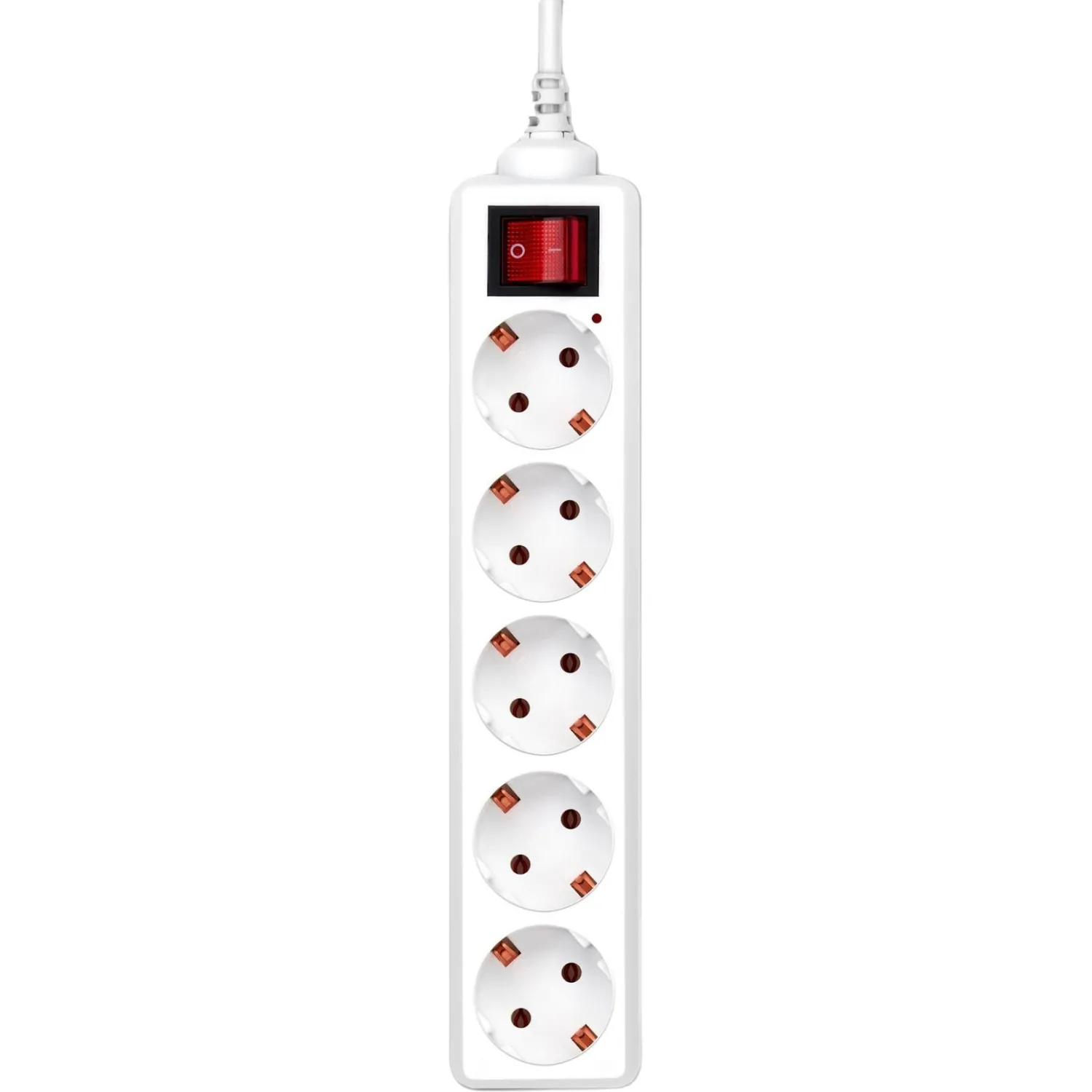 Удлинитель Buro BU-PS5.3/W 3м (5 розеток) белый (пакет ПЭ)