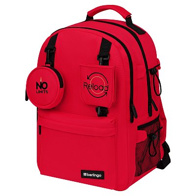 Рюкзак Berlingo Urban «Neon light» 41×29×13см, 2 отделения, 7 карманов, уплотненная спинка