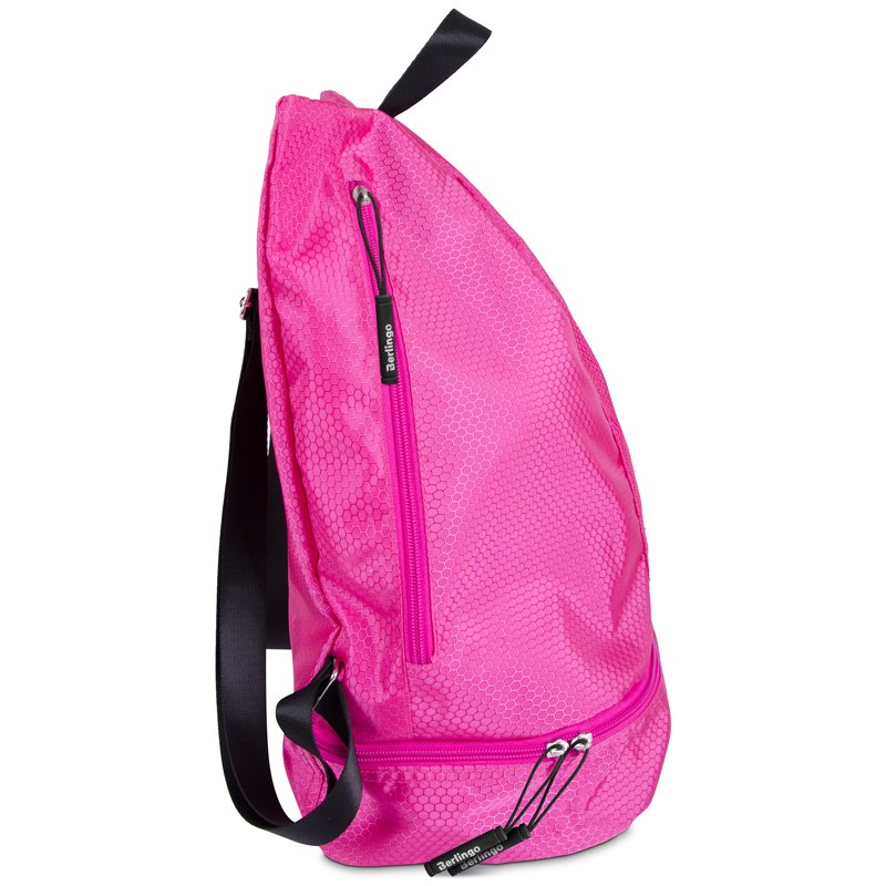 Мешок-сумка 1 отделение Berlingo «Classic pink», 39×28×19см, 1 карман, отделение для обуви