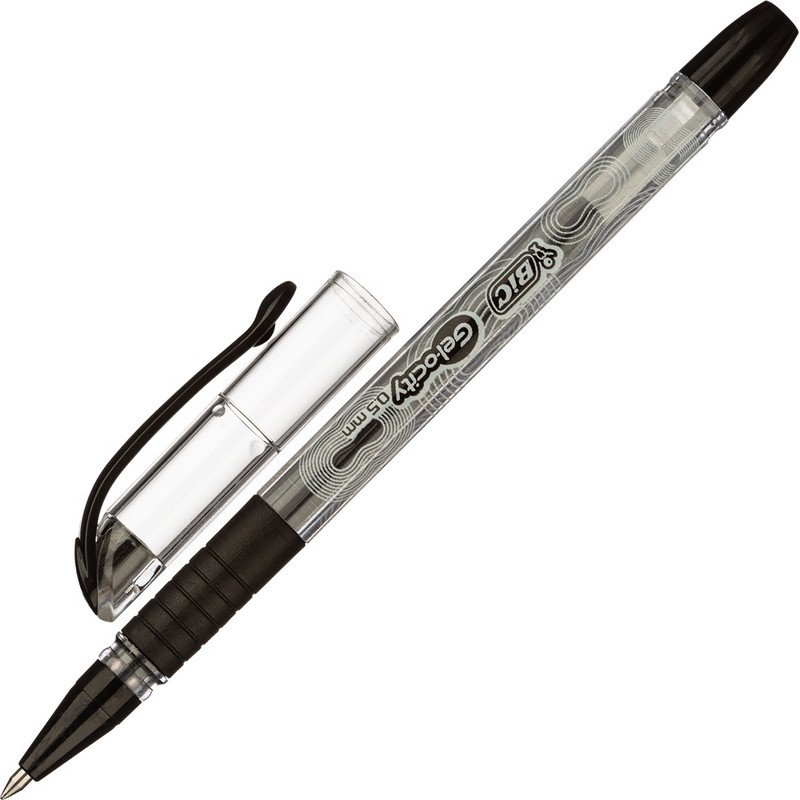 Ручка гелевая Bic Gelocity Stic черная (толщина линии письма 0.27мм)