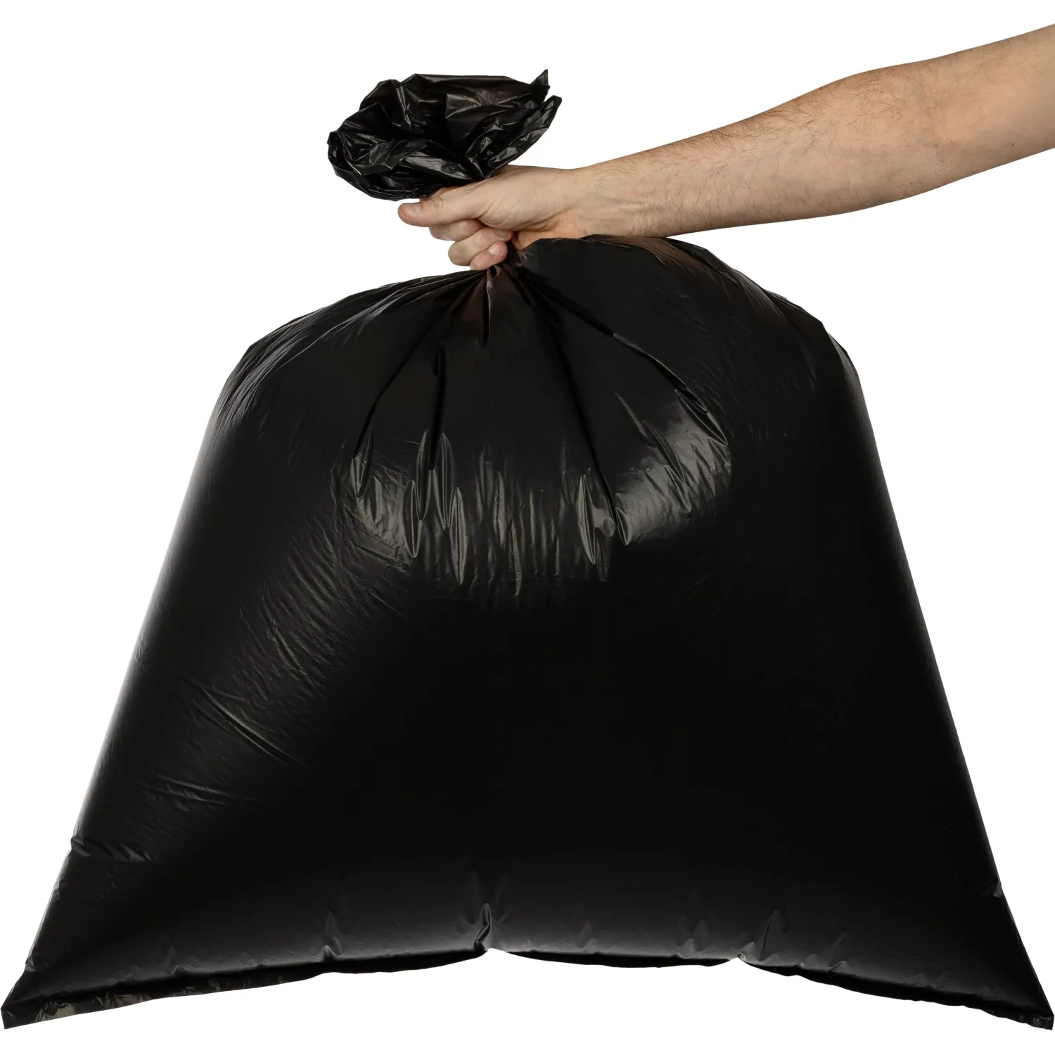 Мешки для мусора пвд 160 л 30 м км 50шт/уп черн 80×100 см CleanBag_1447