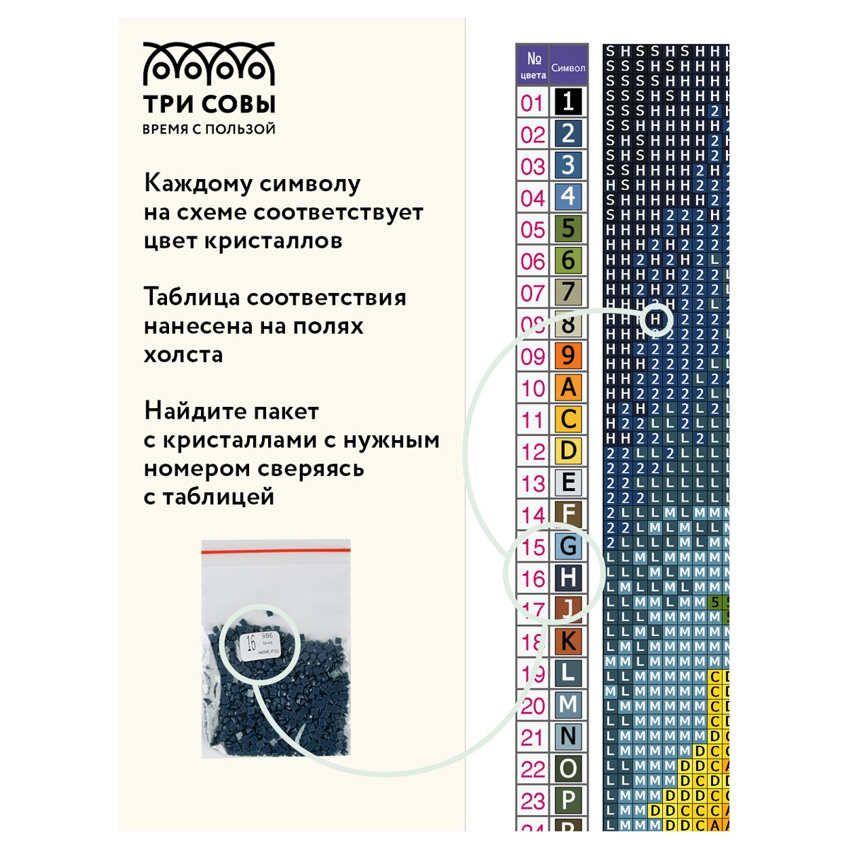 Алмазная мозаика ТРИ СОВЫ «Желтый Париж», 40×50см, холст, картонная коробка с пластиковой ручкой
