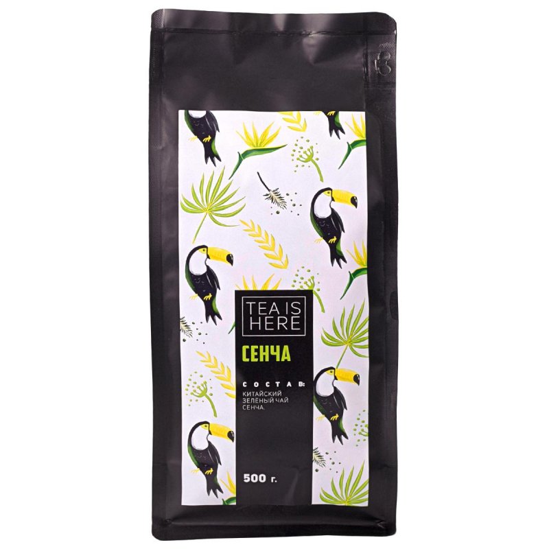 Чай листовой Сенча Tea is here Шу Сян Люй 500 грамм арт. 1155155 ...