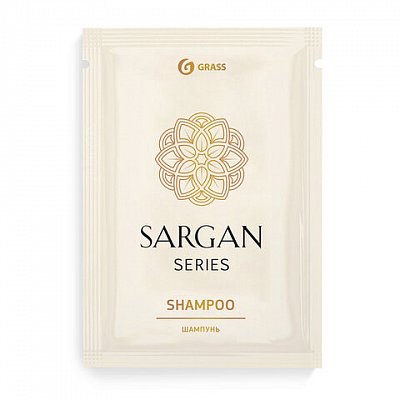 Шампунь одноразовый 10 мл, КОМПЛЕКТ 500 шт., GRASS SARGAN, саше, флоупак