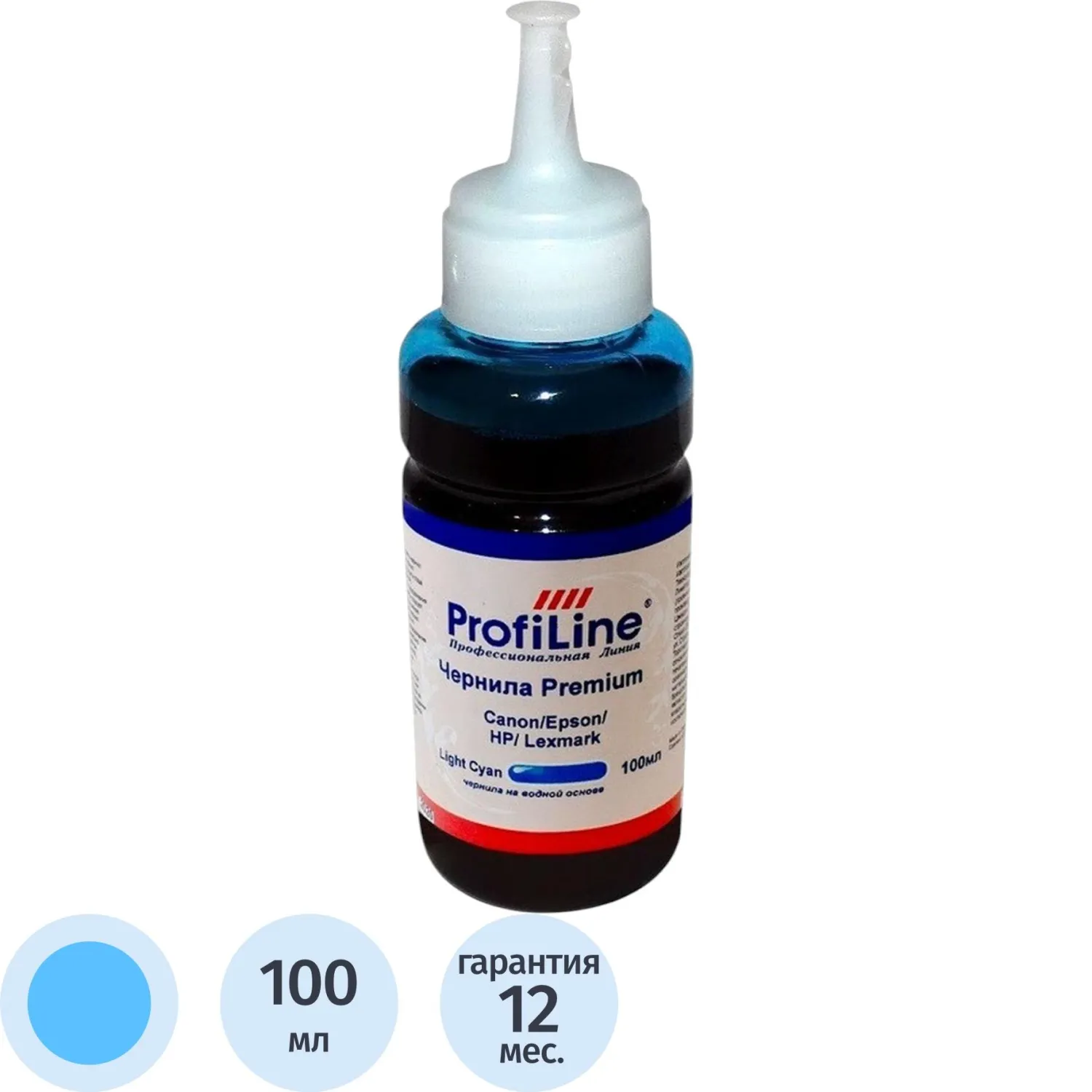 превью Чернила Profiline Premium для Canon/Epson/HP/Lexmark (PL_INK_U_C/E/H/L_LC_100ml)