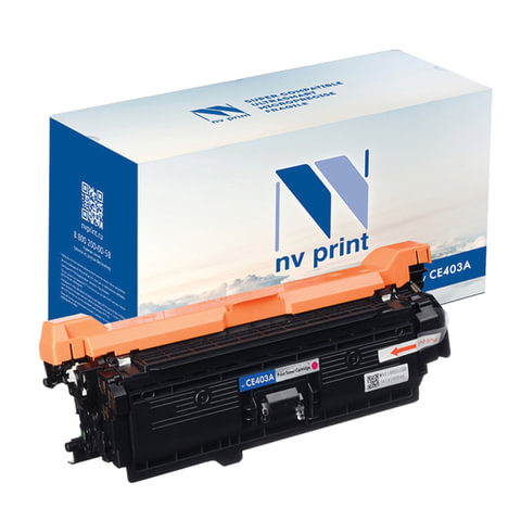 Картридж лазерный NV PRINT (NV-CE403A) для HP LaserJet Pro M570dn/M570dw, пурпурный, ресурс 6000 стр. 
