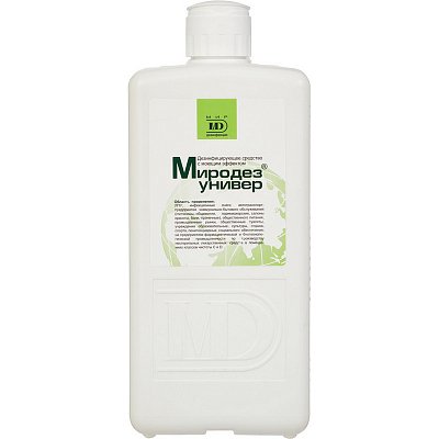 Дезинфицирующее средство Миродез Универ 1 л (концентрат)
